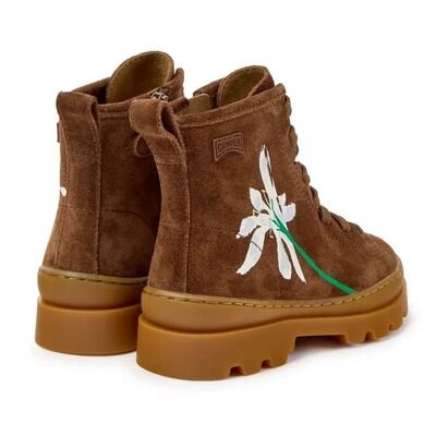 Camper Παιδικά Δερμάτινα Μποτάκια Twins K900179-037 BROWN - ΚΑΦΕ