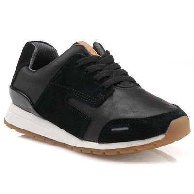 Clarks Myles Street black leather 26135796