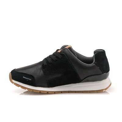 Clarks Myles Street black leather 26135796