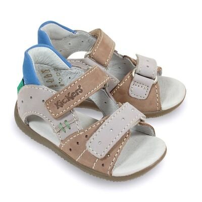 Kickers Boping 279111-10 marron gris blue