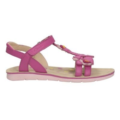 Clarks Mimo Gracie Jnr 26114786 pink leather