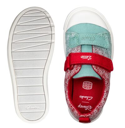 Clarks City Shell T 26149599 red interest