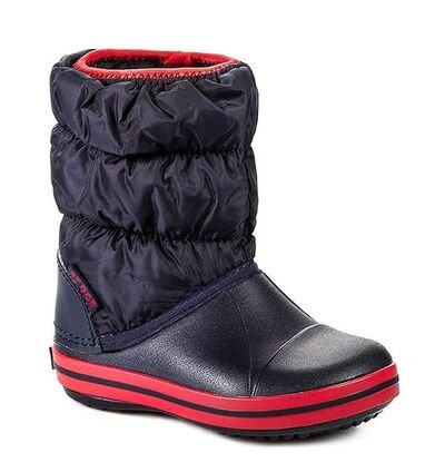 CROCS WINTER PUFF BOOT KIDS NAVY/RED 14613-485 - ΜΠΛΕ/ΚΟΚΚΙΝΟ