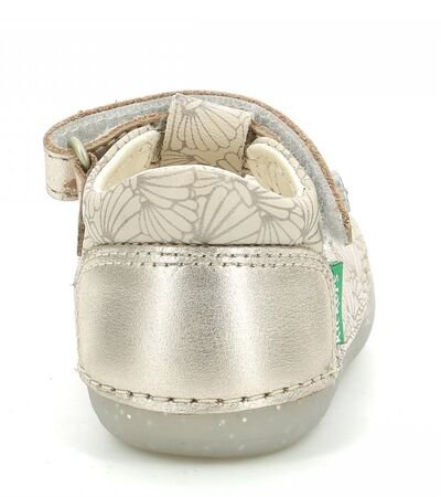 Kickers Sushy 895235-10-33 white silver seashell - ΕΚΡΟΥ