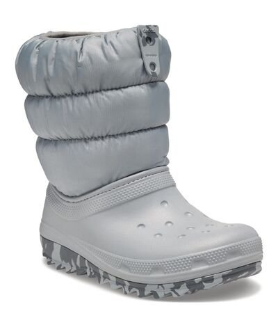 CROCS CLASSIC NEO PUFF BOOT KIDS LIGHT GREY 207684-007 - ΓΚΡΙ