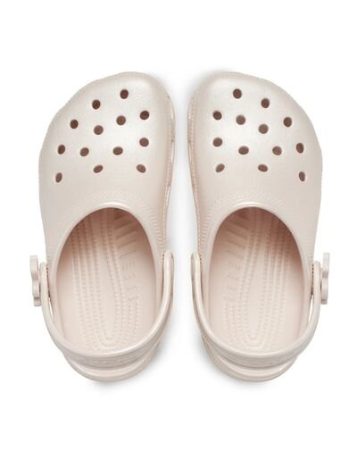 CROCS Παιδικά Σαμπό Θαλάσσης Classic Pearl Shine Clog 212815-6UR QUART - ΡΟΖ/NUDE