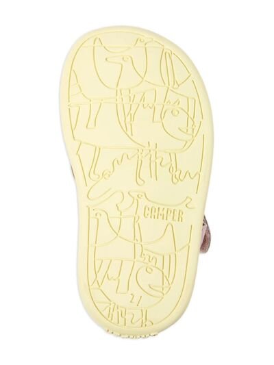 Camper Παιδικά Δερμάτινα Παπουτσοπέδιλα Bicho Pink 80372-087 - ΡΟΖ