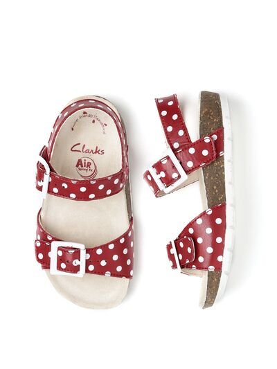 Clarks Volkin Ice Inf 26105671 red leather