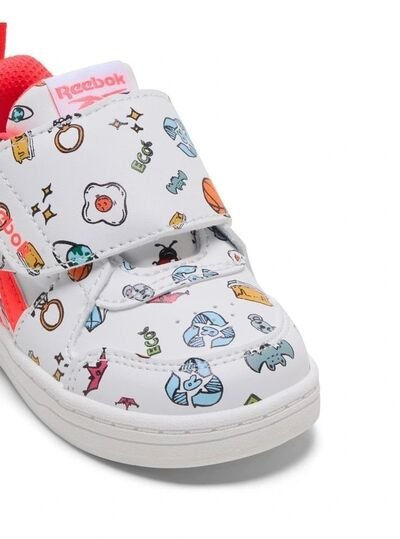 REEBOK Παιδικά Sneakers Royal Prime Snug 100233166 white/pink - ΛΕΥΚΟ/ΠΟΛΥΧΡΩΜΟ