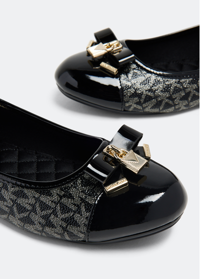 MICHAEL KORS Kenya Lock MK100796C BLACK/PALE GOLD - ΜΑΥΡΟ