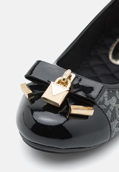 MICHAEL KORS Kenya Lock MK100796C BLACK/PALE GOLD - ΜΑΥΡΟ
