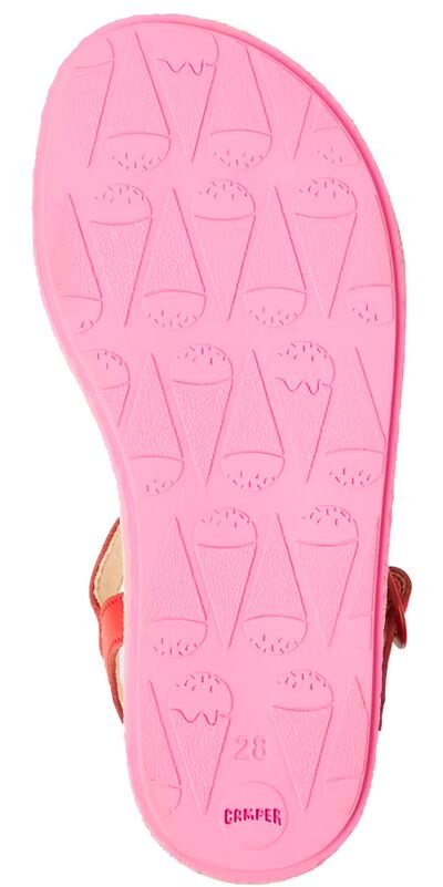 Camper Twins K800535-001 multicolor - ΚΟΚΚΙΝΟ/ΡΟΖ